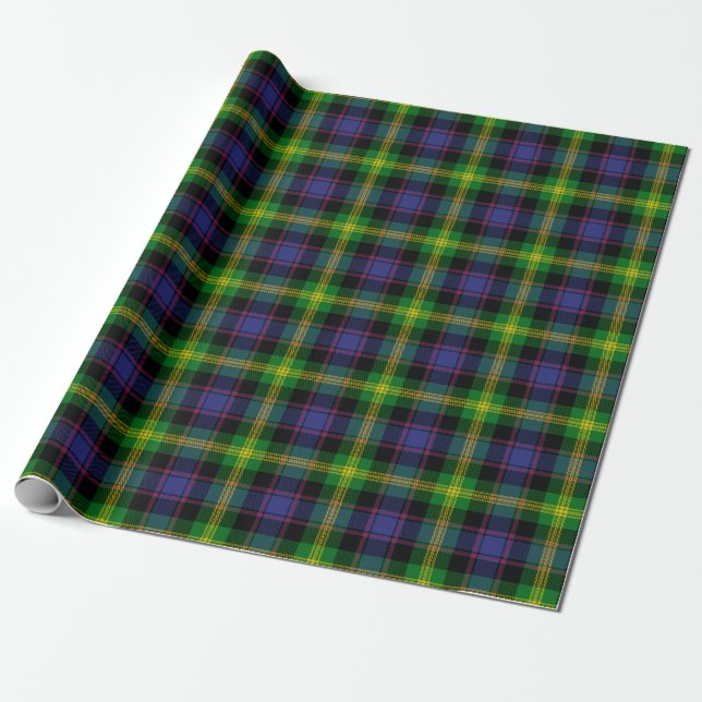 Papier Cadeau Clan écossais Watson Tartan Plaid (Déroulé)