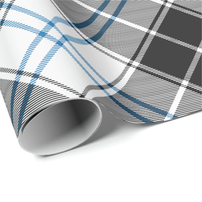 Papier Cadeau Clan Forbes robe Tartan (Coin rond)