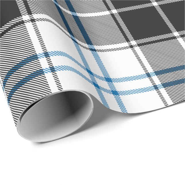 Papier Cadeau Clan Forbes robe Tartan (Coin rond)