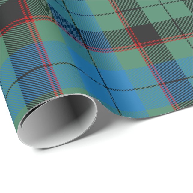 Papier Cadeau Clan Guthrie Tartan (Coin rond)