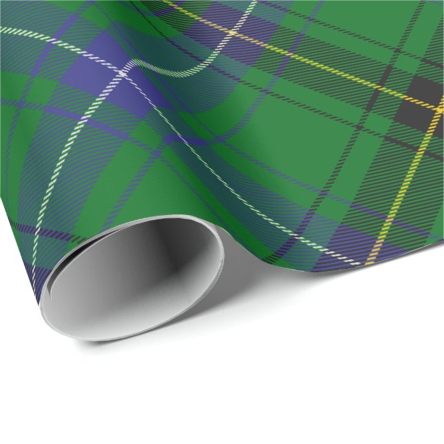 Papier Cadeau Clan Henderson Tartan (Coin rond)
