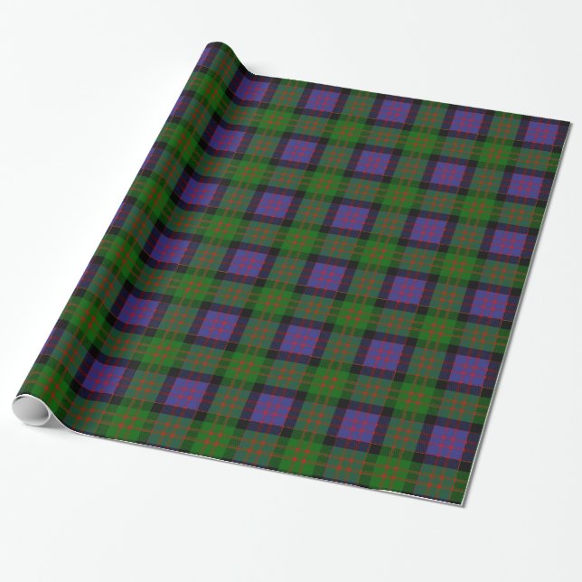 Papier Cadeau Clan MacDonald Tartan (Déroulé)