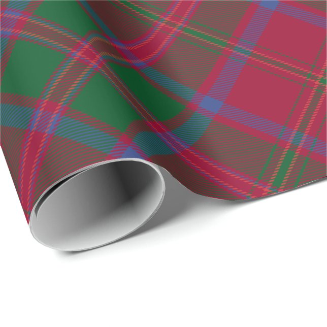 Papier Cadeau Clan MacDougall Tartan (Coin rond)