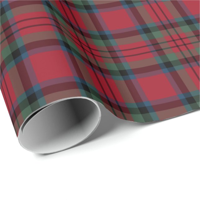 Papier Cadeau Clan MacDuff Tartan (Coin rond)
