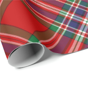 Papier Cadeau Clan MacFarlane Red Tartan