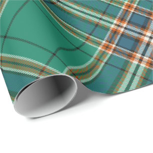 Papier Cadeau Clan MacFarlane Tartan de chasse antique