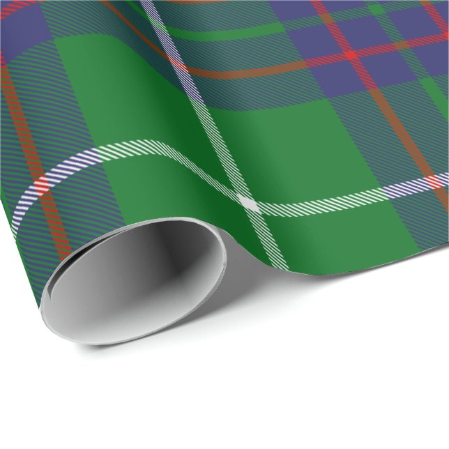 Papier Cadeau Clan MacIntyre Chasse Tartan Papier d'enveloppemen (Coin rond)