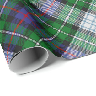 Papier Cadeau Clan MacKenzie Robe Tartan Papier enveloppant
