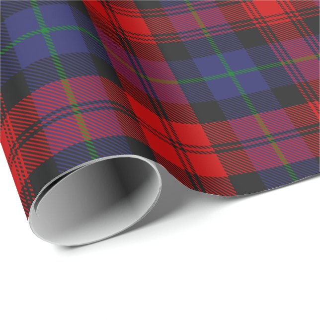 Papier Cadeau Clan MacLachlan Tartan (Coin rond)
