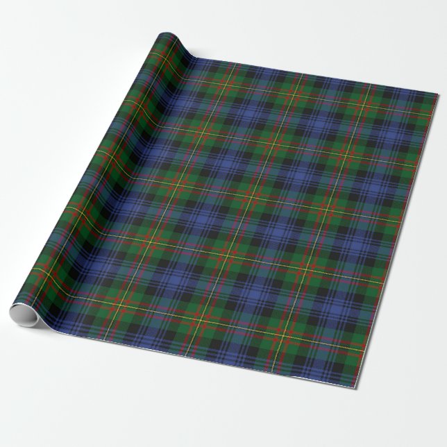 Papier Cadeau Clan MacLaren Tartan Plaid (Déroulé)