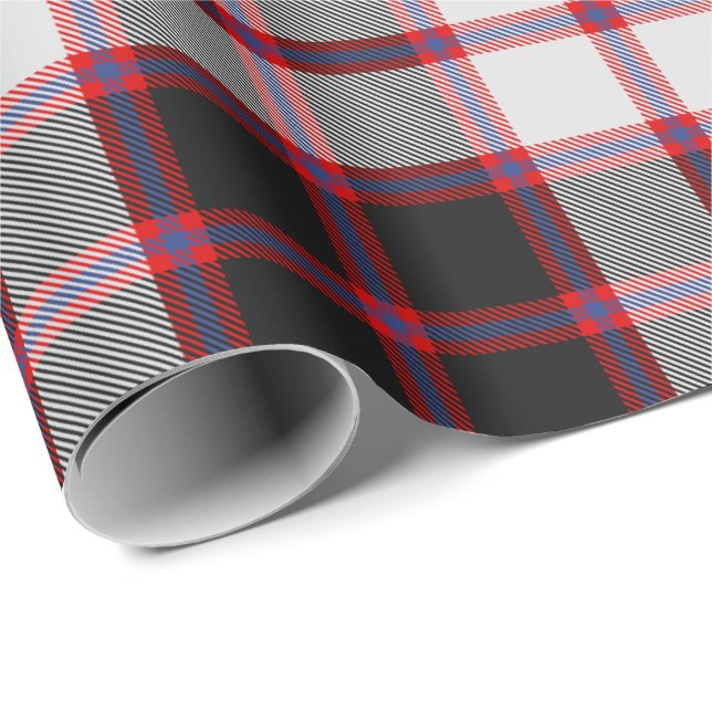 Papier cadeau Clan MacPherson Hunting Tartan (Coin rond)
