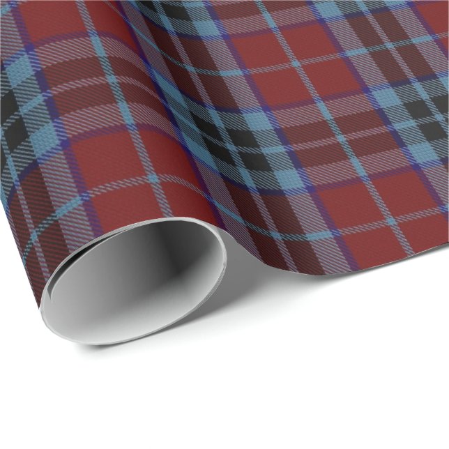 Papier Cadeau Clan MacTavish Scottish Tartan (Coin rond)