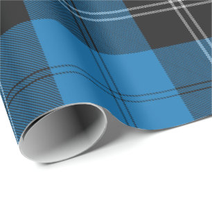Papier Cadeau Clan Ramsay Blue Hunting Tartan