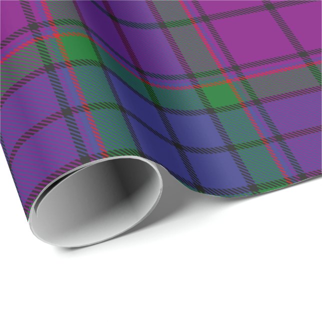 Papier Cadeau Clan Wardlaw Tartan (Coin rond)