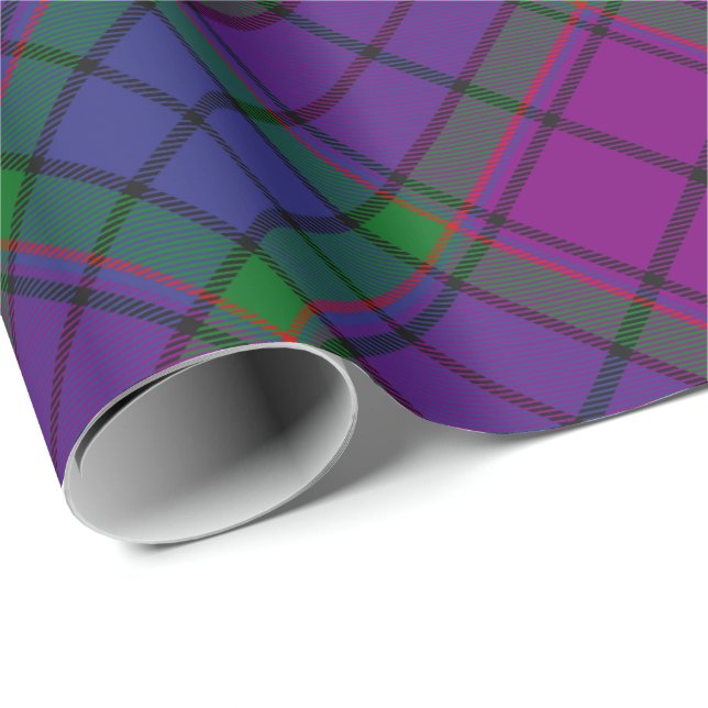 Papier Cadeau Clan Wardlaw Tartan (Coin rond)