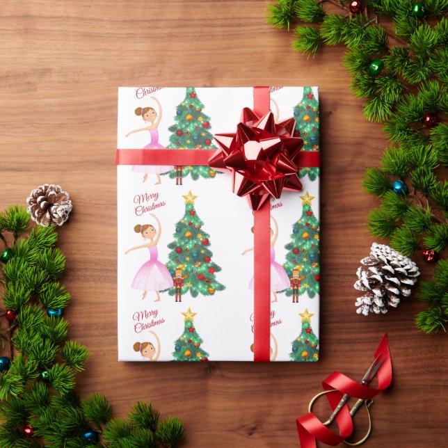 Papier Cadeau Clara et Noisette Noël (Cadeau de vacances)