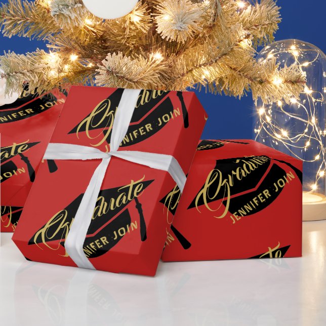 Papier Cadeau classe 2025, classe 2026 graduation (Vacances)