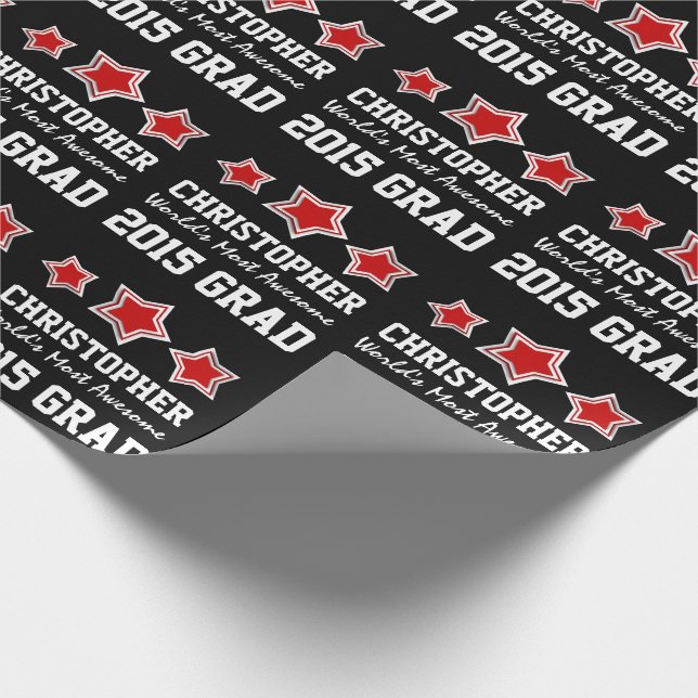 Papier Cadeau Classe de 2015 ou TOUTE ANNÉE Awesome A15 (Coin)