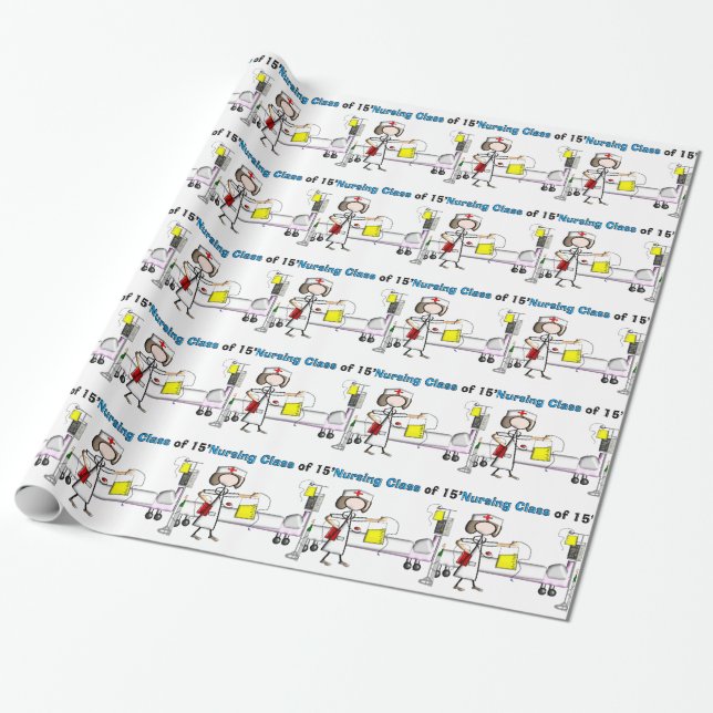 Papier Cadeau Classe de soins de 2015 (Déroulé)
