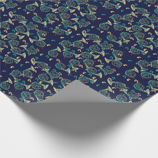 Papier Cadeau Classe French Horn (Coin)