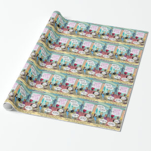 Papier Cadeau Classe LifeCoach aérienne drôle