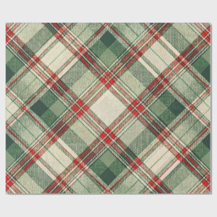 Papier Cadeau Classic Christmas Plaid