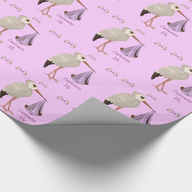 Papier Cadeau Classic Stork (Coin)