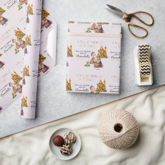 Papier Cadeau Classique Conte de Fées pour Enfants Princesse & G (Artisanat)