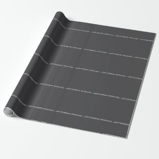 Papier Cadeau Classique Créatif Tendance Gris foncé & Blanc