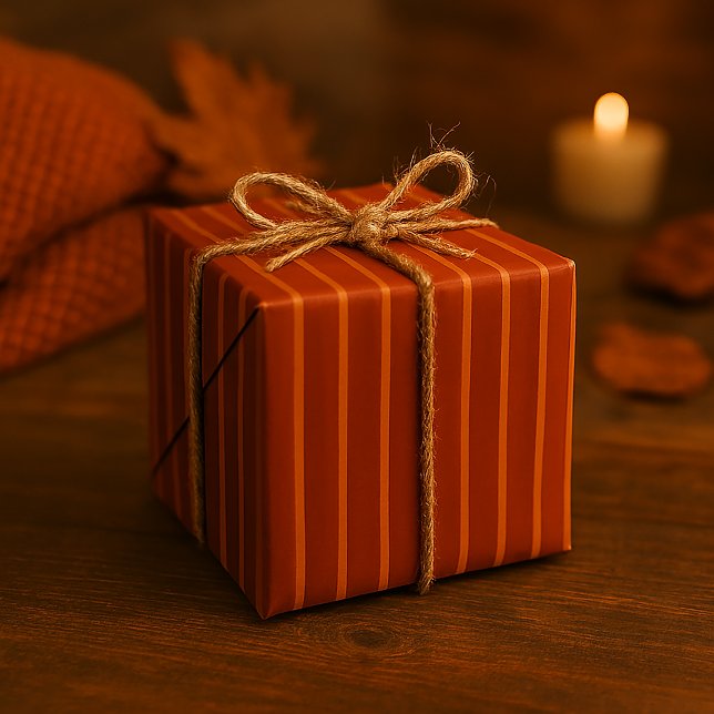 Papier Cadeau Classique Motif sans fil d'automne (Créateur téléchargé)