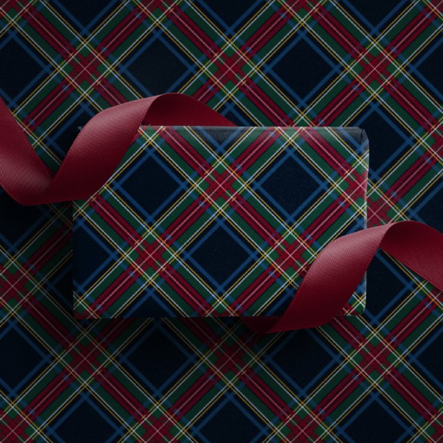 Papier Cadeau Classique plaid de Noël (Créateur téléchargé)
