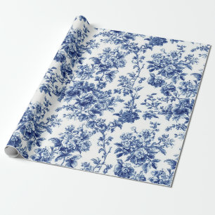 Papier cadeau classique toile de jardin botanique 