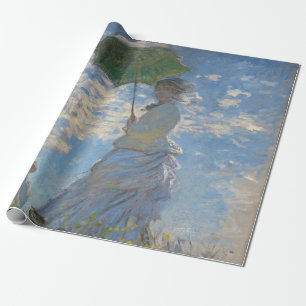Papier Cadeau Claude Monet Femme au Parasol Beaux-Arts