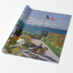 Papier Cadeau Claude Monet - Jardin à Sainte-Adresse