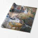 Papier Cadeau Claude Monet - Le déjeuner, panneau décoratif<br><div class="desc">Le déjeuner,  panneau décoratif / Le dejeuner,  panneau décoratif - Claude Monet,  1873</div>