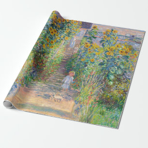 Papier Cadeau Claude Monet - Le jardin de l'artiste à Vetheuil