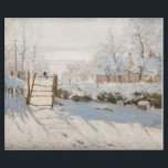 Papier Cadeau Claude Monet - Le Magpie<br><div class="desc">The Magpie / La Pie - Claude Monet,  Huile sur toile,  1868-1869</div>