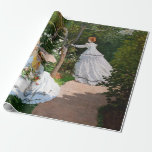 Papier Cadeau Claude Monet - Les femmes dans le jardin<br><div class="desc">Femmes dans le jardin / Femmes au jardin - Claude Monet,  Huile sur toile,  1866</div>