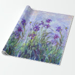 Papier Cadeau Claude Monet - Lilac Irises / Iris Mauves<br><div class="desc">Lilac Irises / Iris Mauves - Claude Monet,  1914-1917</div>
