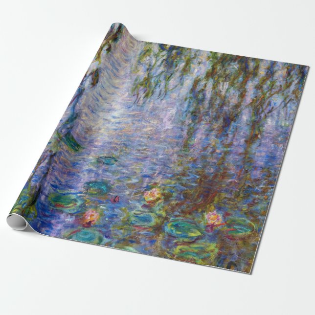 Papier Cadeau Claude Monet - Lys d'eau (Déroulé)