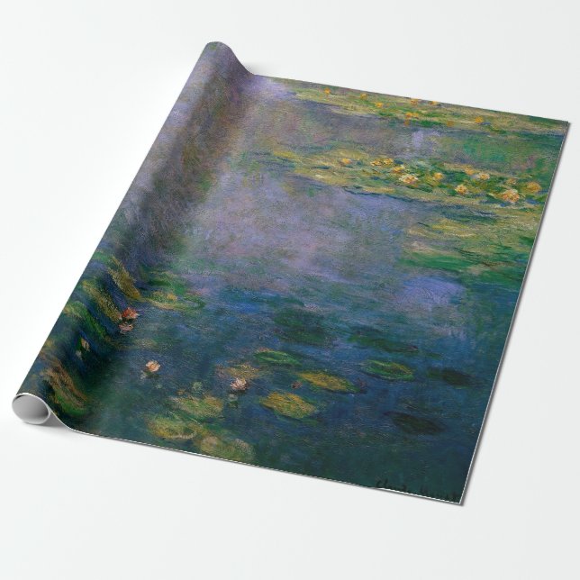 Papier Cadeau Claude Monet - Lys d'eau (Déroulé)