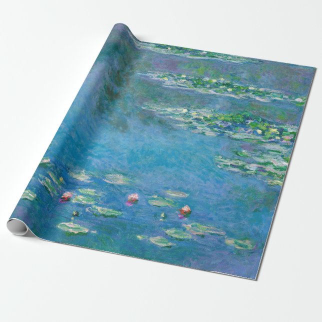Papier Cadeau Claude Monet - Nymphéas 1906 (Déroulé)