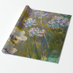 Papier Cadeau Claude Monet - Nymphéas et Agapanthes