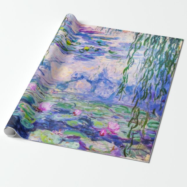 Papier Cadeau Claude Monet - Nymphéas / Nymphéas 1919 (Déroulé)