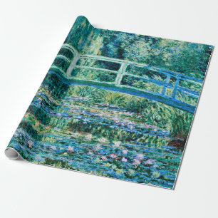 Papier Cadeau Claude Monet - Pont D'Eau Et Pont Japonais