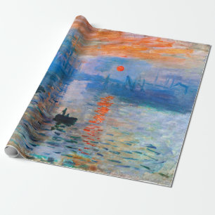 Papier Cadeau Claude Monet Sunrise