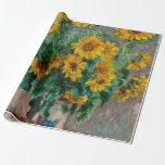 Papier Cadeau Claude Monet - Tournesols<br><div class="desc">Claude Monet - Tournesols</div>