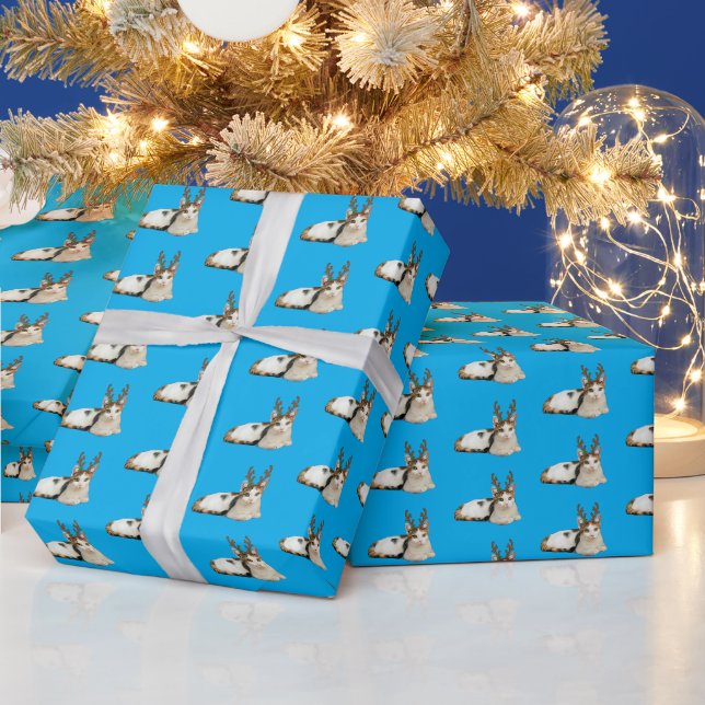 Papier Cadeau Cléopâtre des rennes (Vacances)