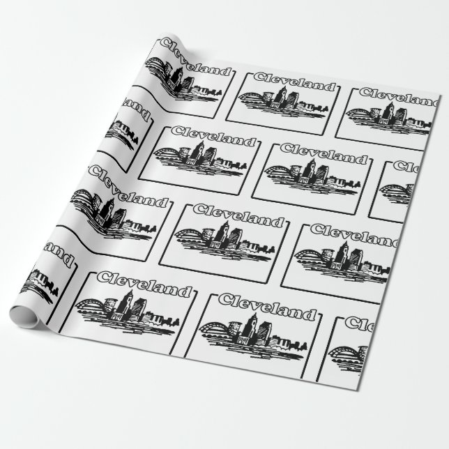 Papier Cadeau Cleveland (Déroulé)
