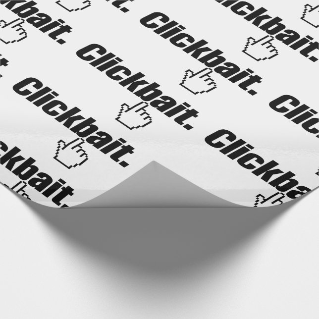 Papier Cadeau Clickbait. (Coin)